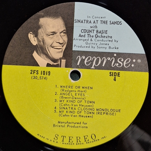 SINATRA AT THE SANDS LP vinyl - Picture 13 of 13